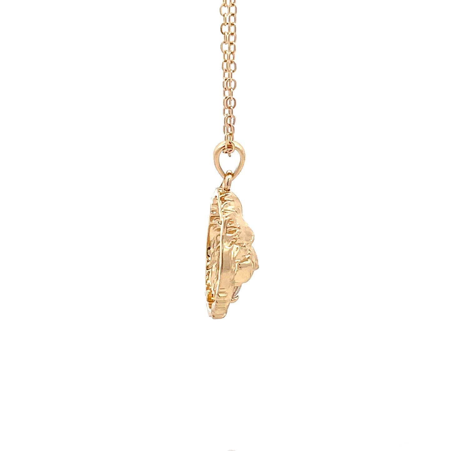 The One Gold Nugget Necklace -12