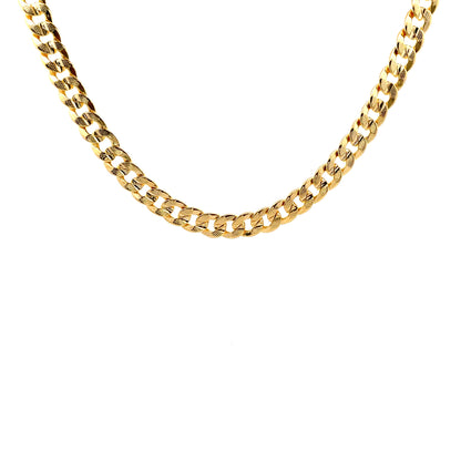 18K Chain Necklace #61 - FROST CUBAN 24inch 10mm