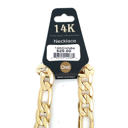 14K Chain Necklace - Design #64