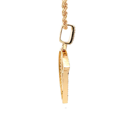 Baguette Initial Necklace - D