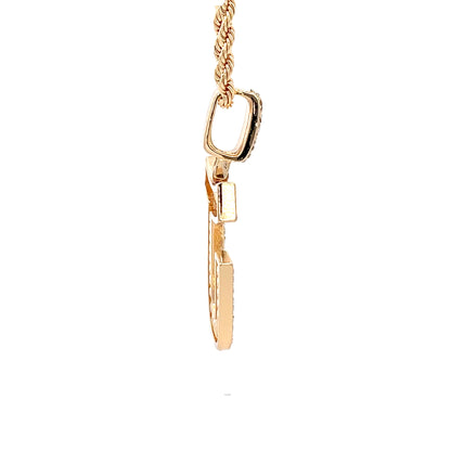 Baguette Initial Necklace - J