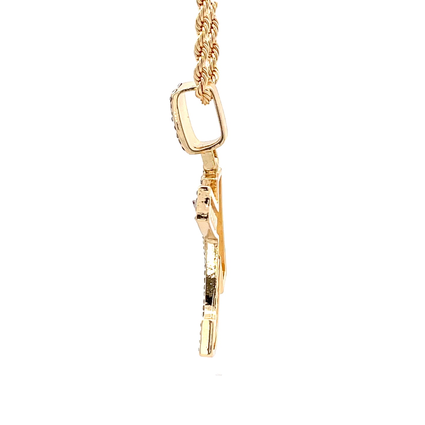 Baguette Initial Necklace - K