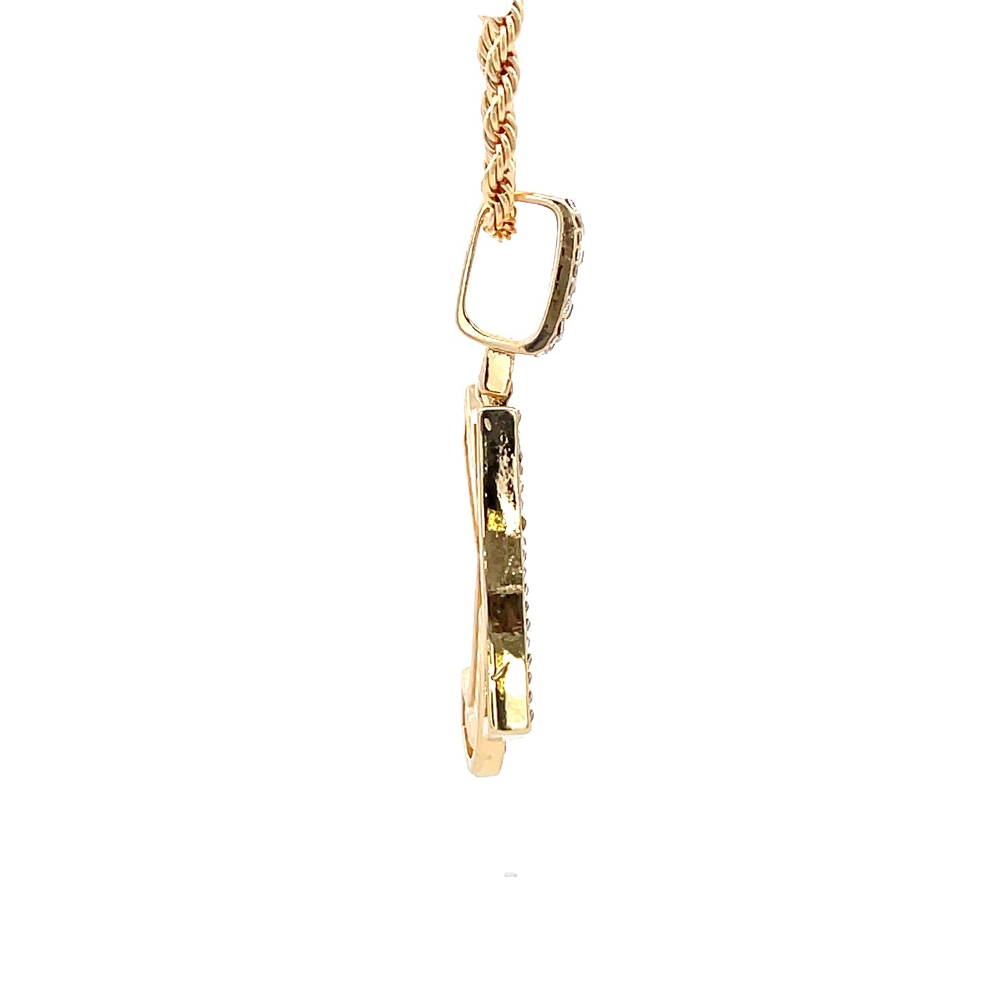 Baguette Initial Necklace - K