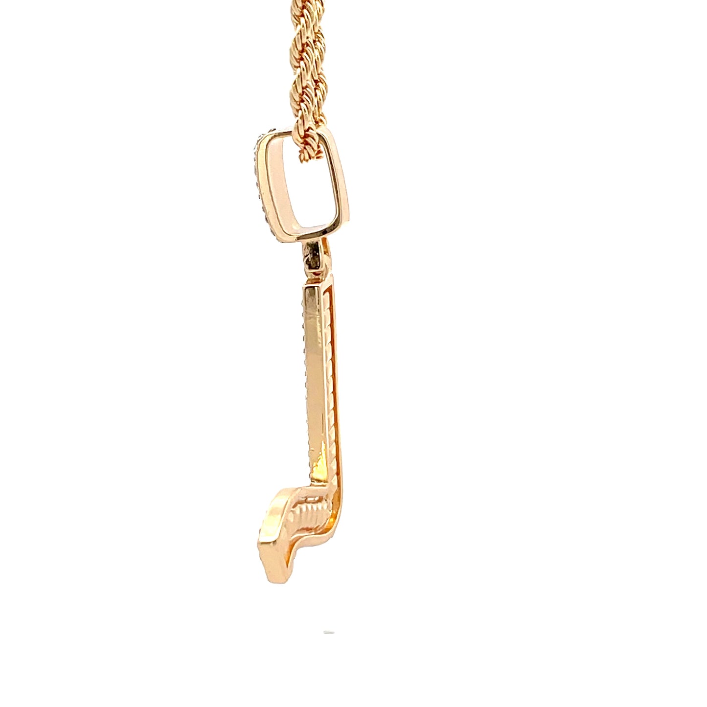 Baguette Initial Necklace - L