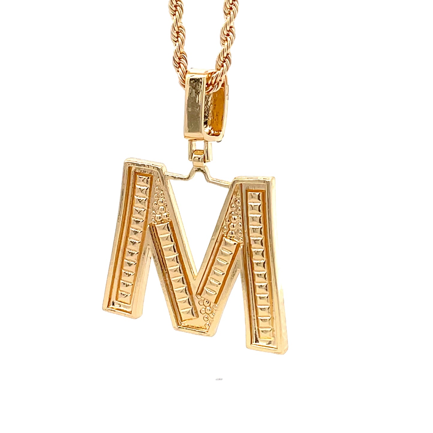 Baguette Initial Necklace - M