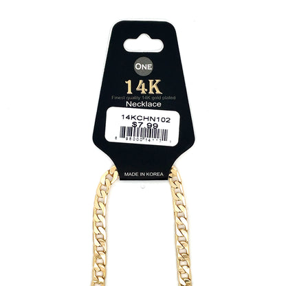 14K Short Necklace - #102