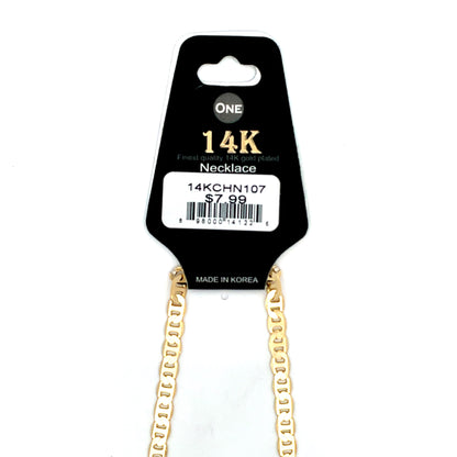 14K Short Necklace - #107
