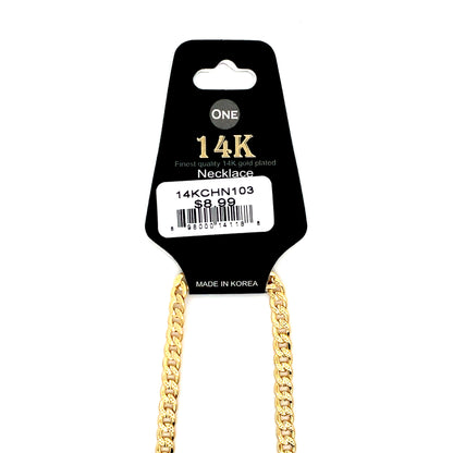14K Short Necklace - #103
