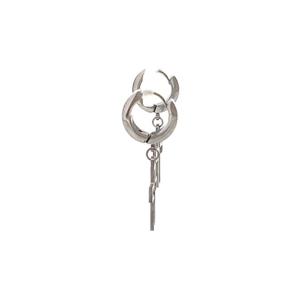 Stainless Steel Huggie Hoop Earrings - Design 03