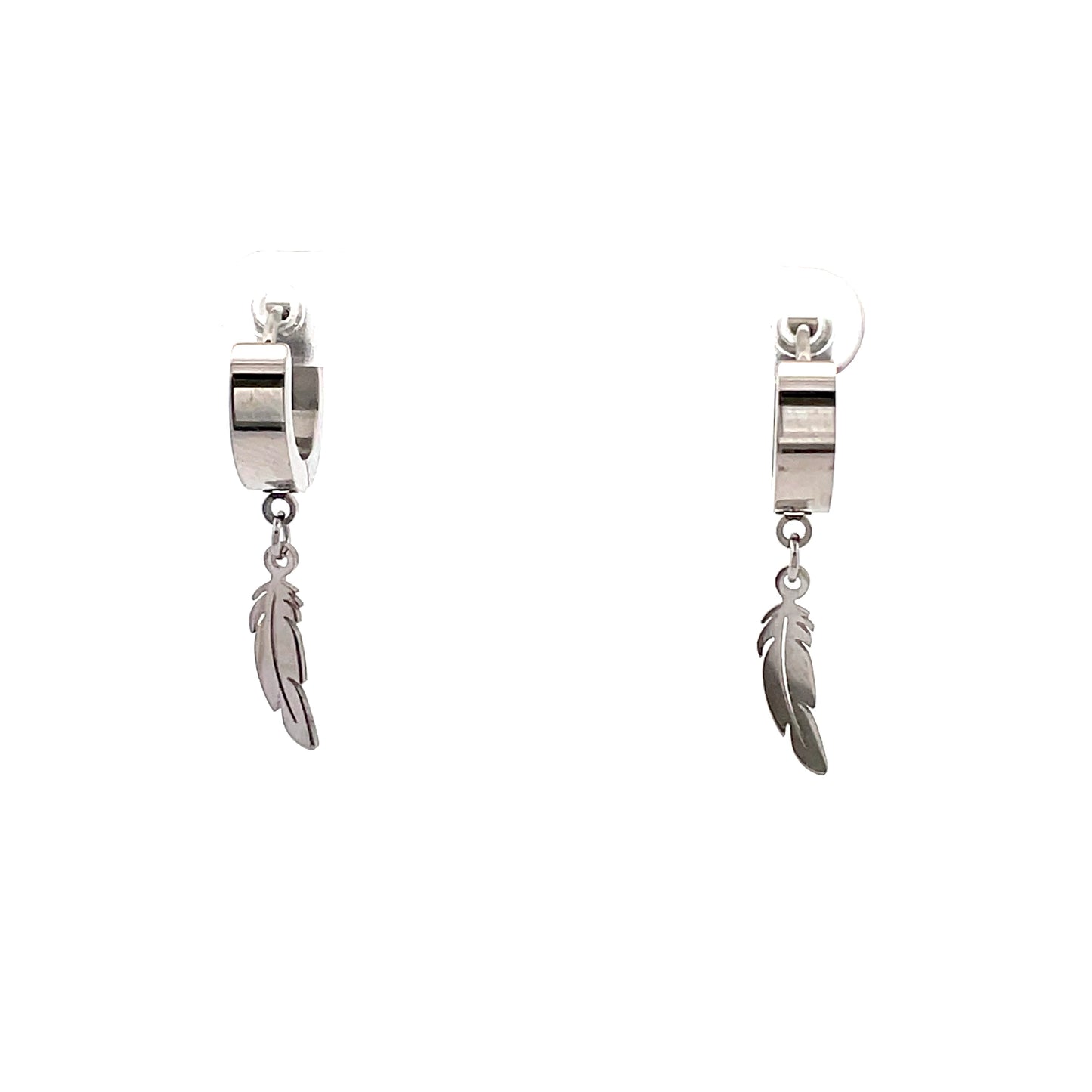 Stainless Steel Huggie Hoop Earrings -  04