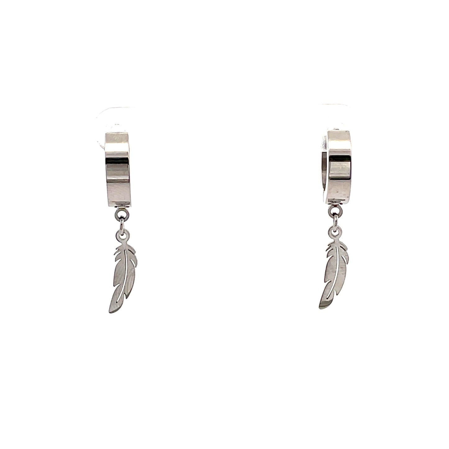 Stainless Steel Huggie Hoop Earrings -  04