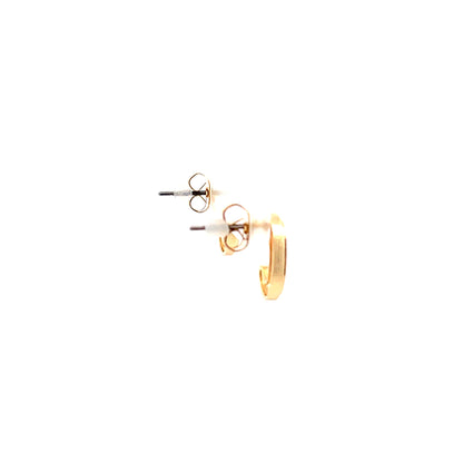 Venus Initial Earrings - C