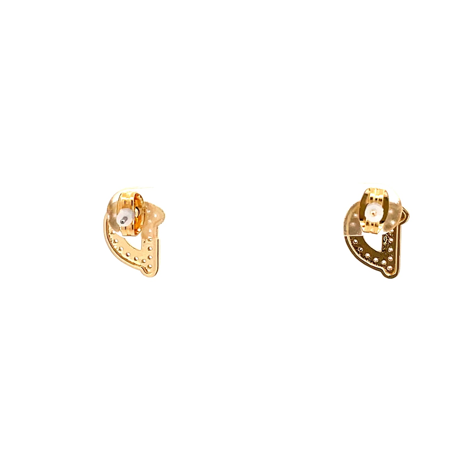 Venus Initial Earrings - D