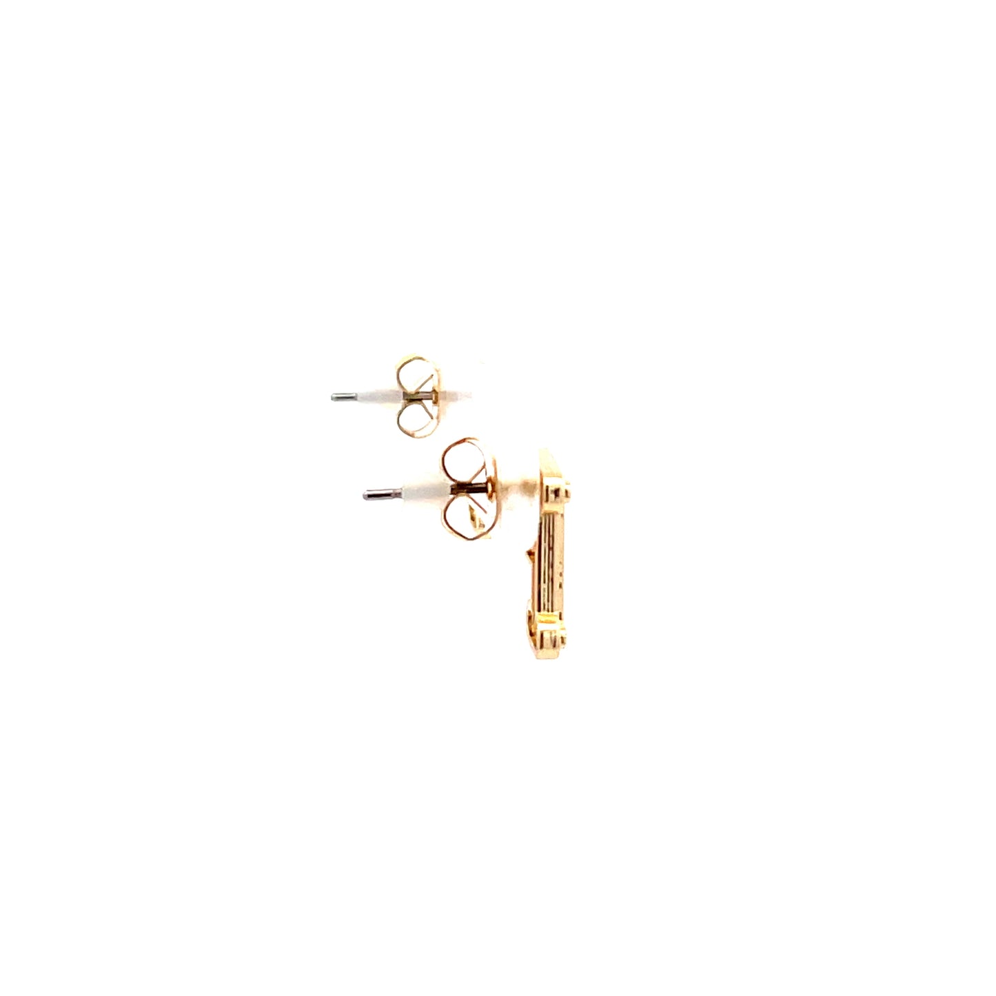 Venus Initial Earrings - F