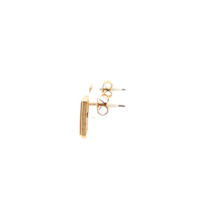 Venus Initial Earrings - H