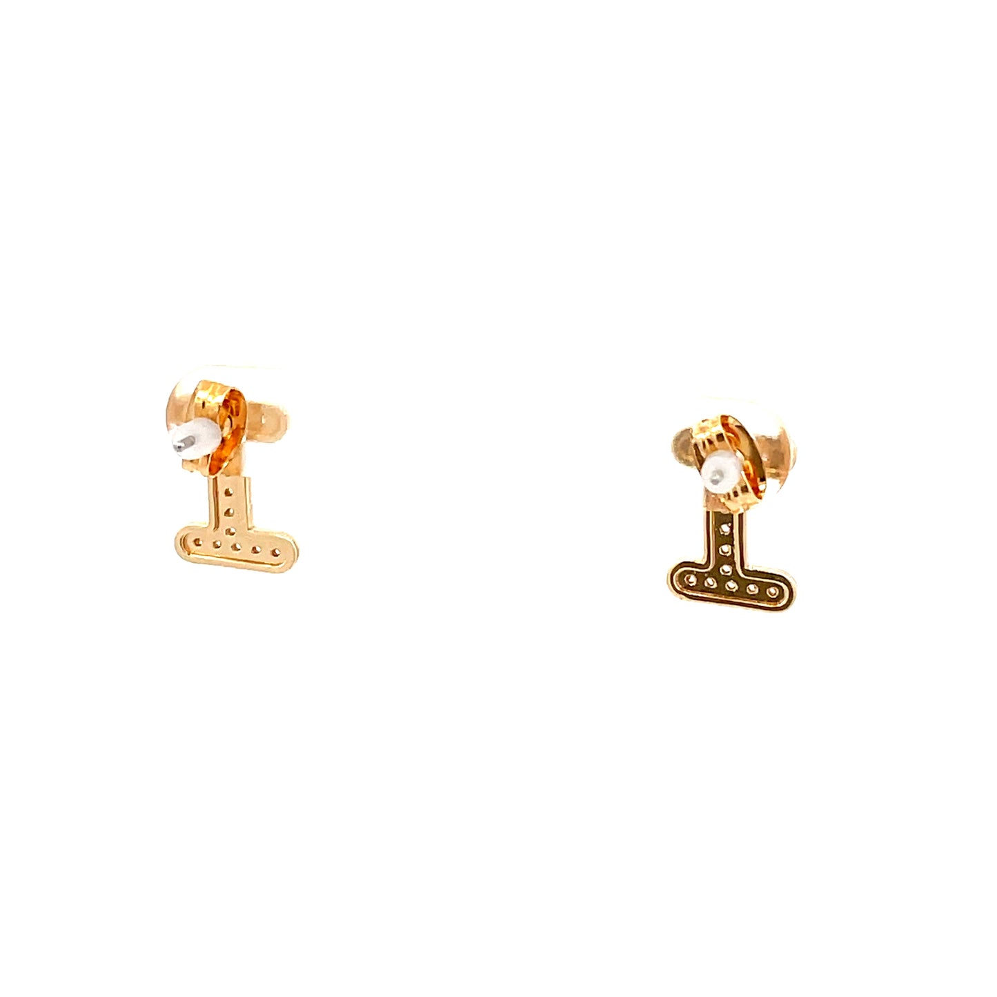 Venus Initial Earrings - I