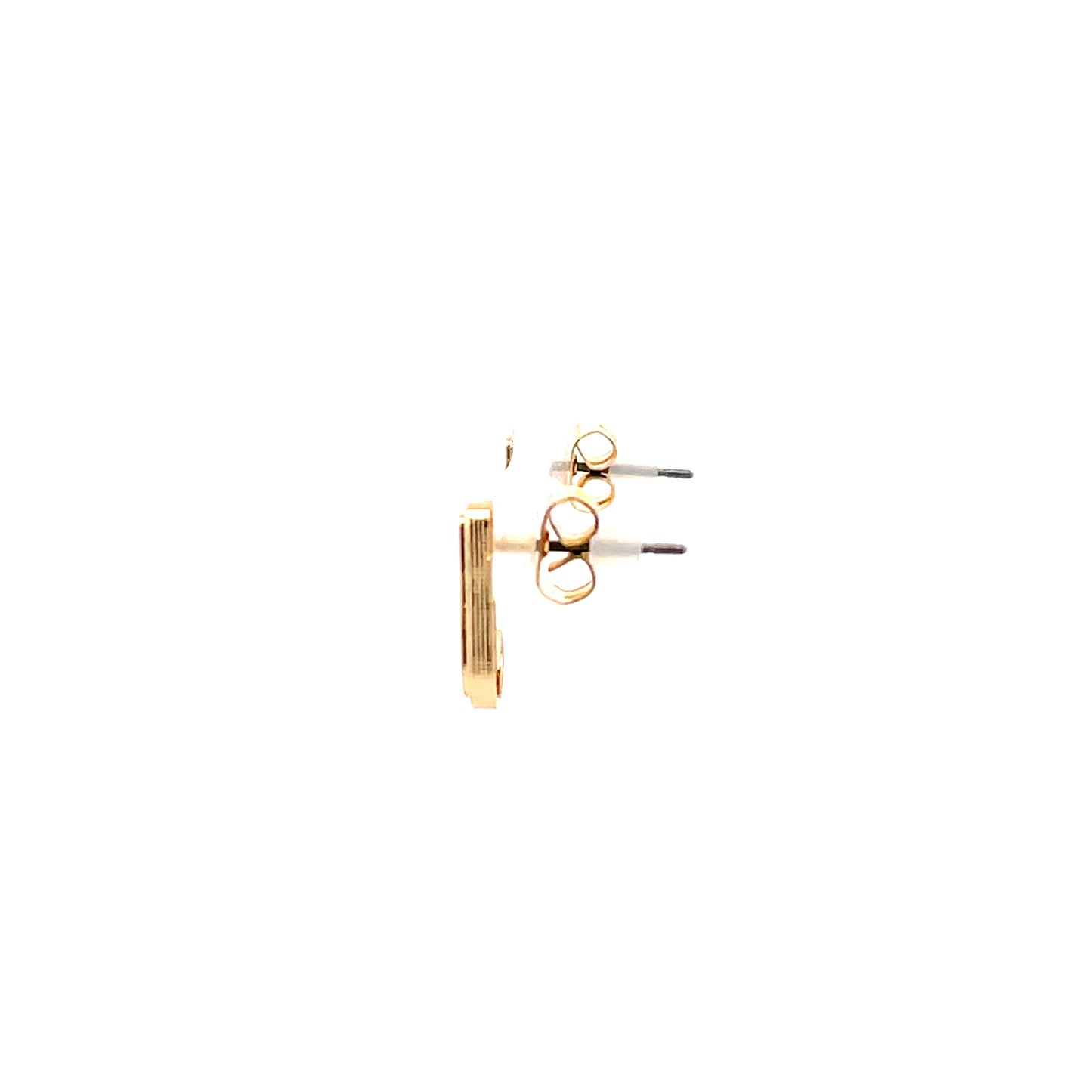 Venus Initial Earrings - J