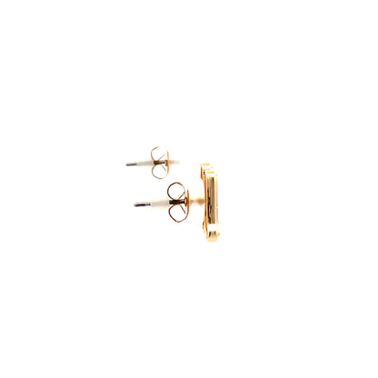 Venus Initial Earrings - M