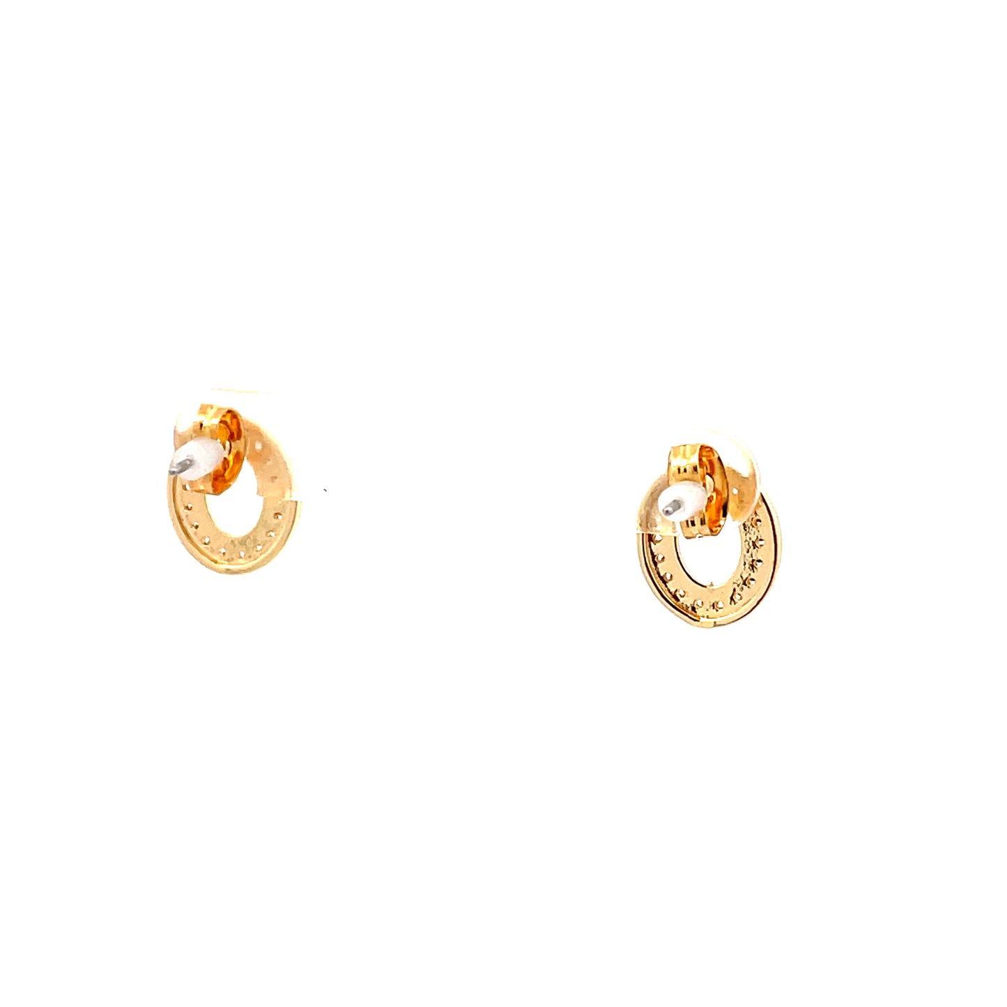 Venus Initial Earrings - O