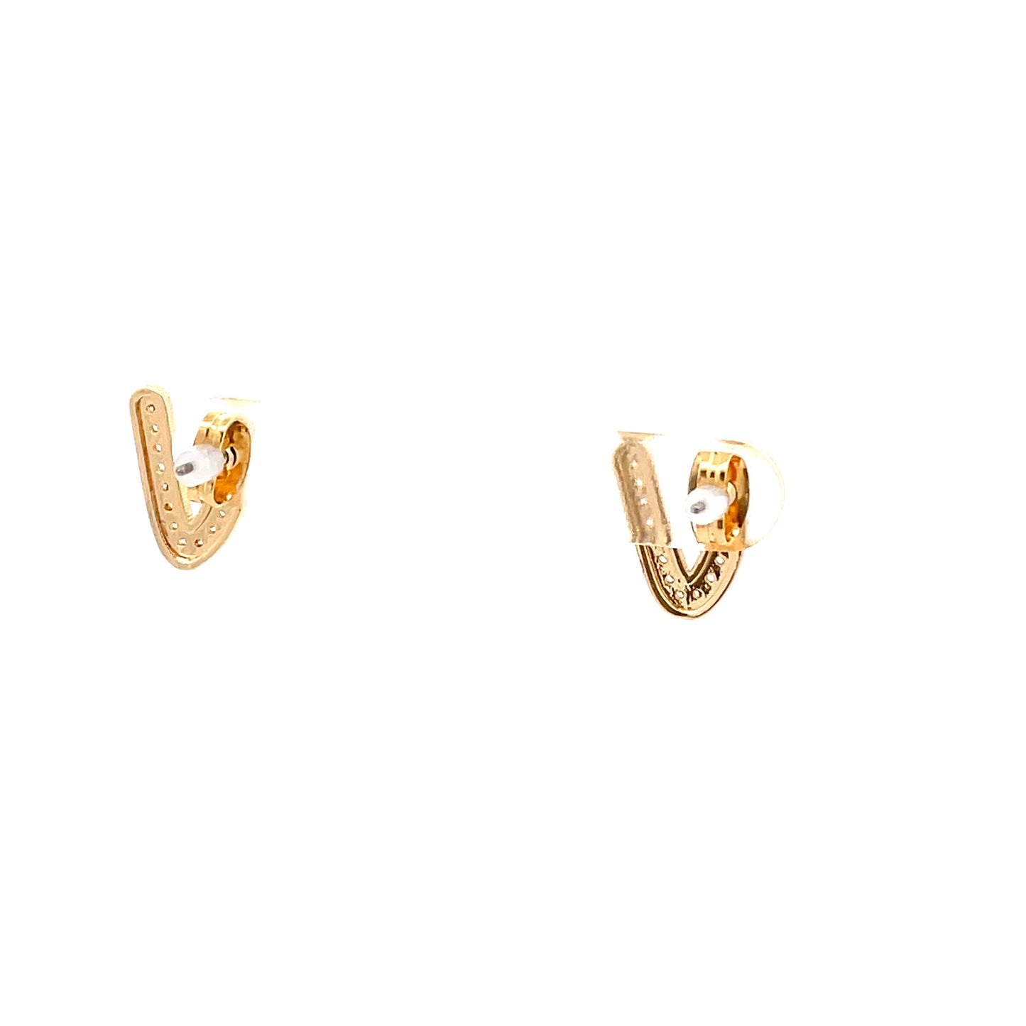 Venus Initial Earrings - V