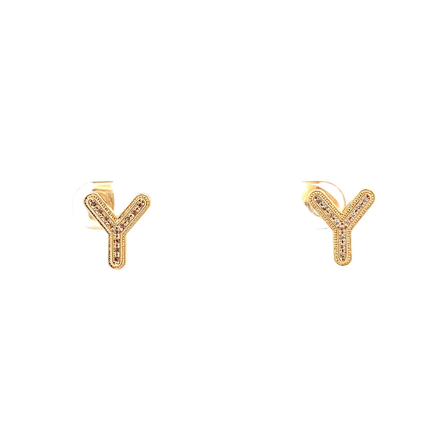 Venus Initial Earrings - Y