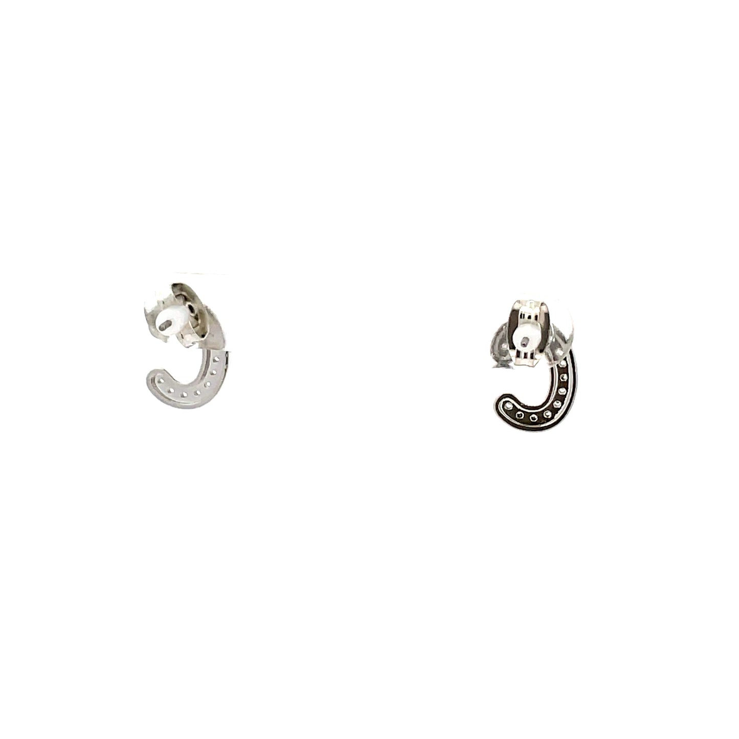 Venus Initial Earrings - C