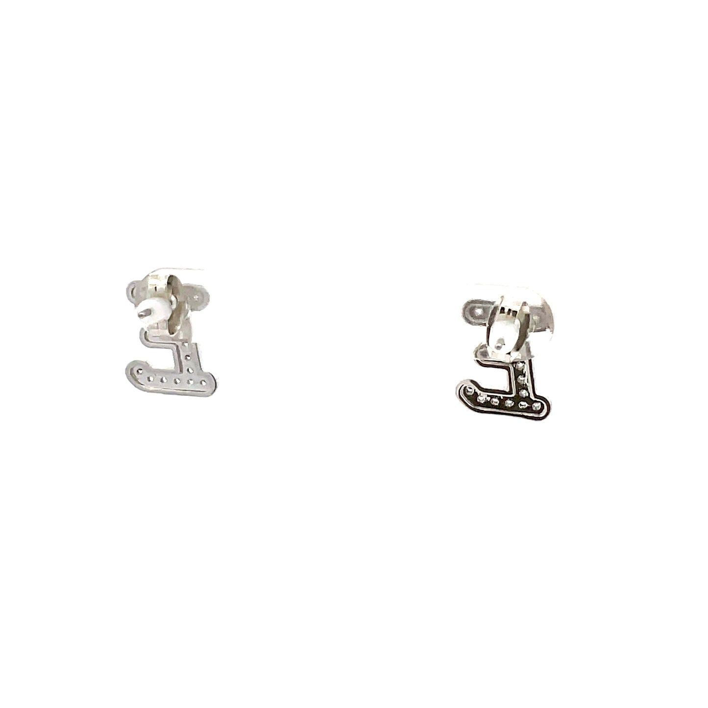 Venus Initial Earrings - E