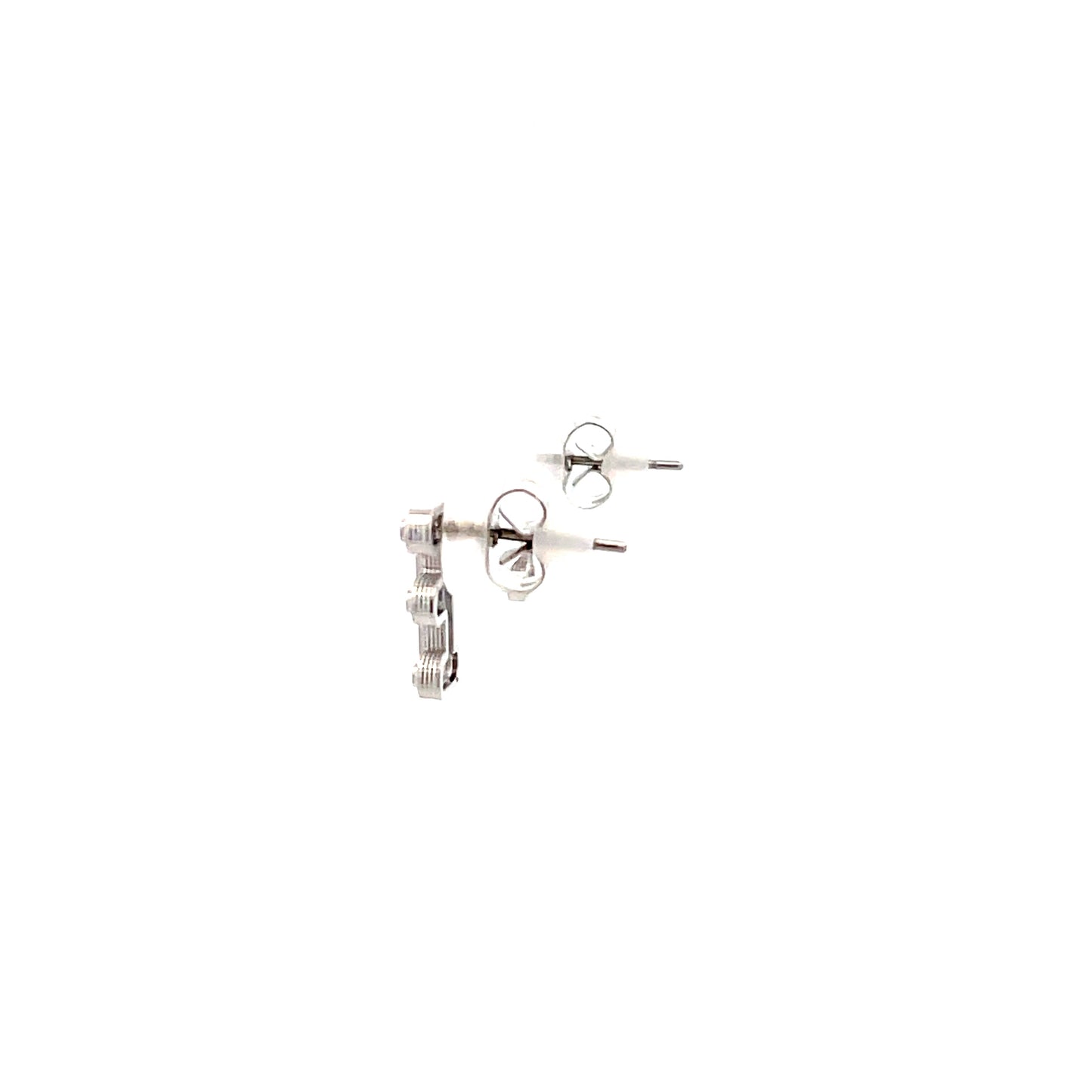 Venus Initial Earrings - F