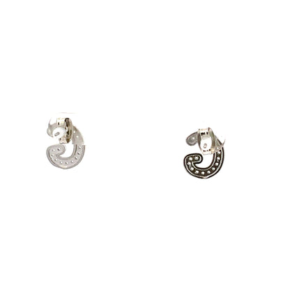 Venus Initial Earrings - G