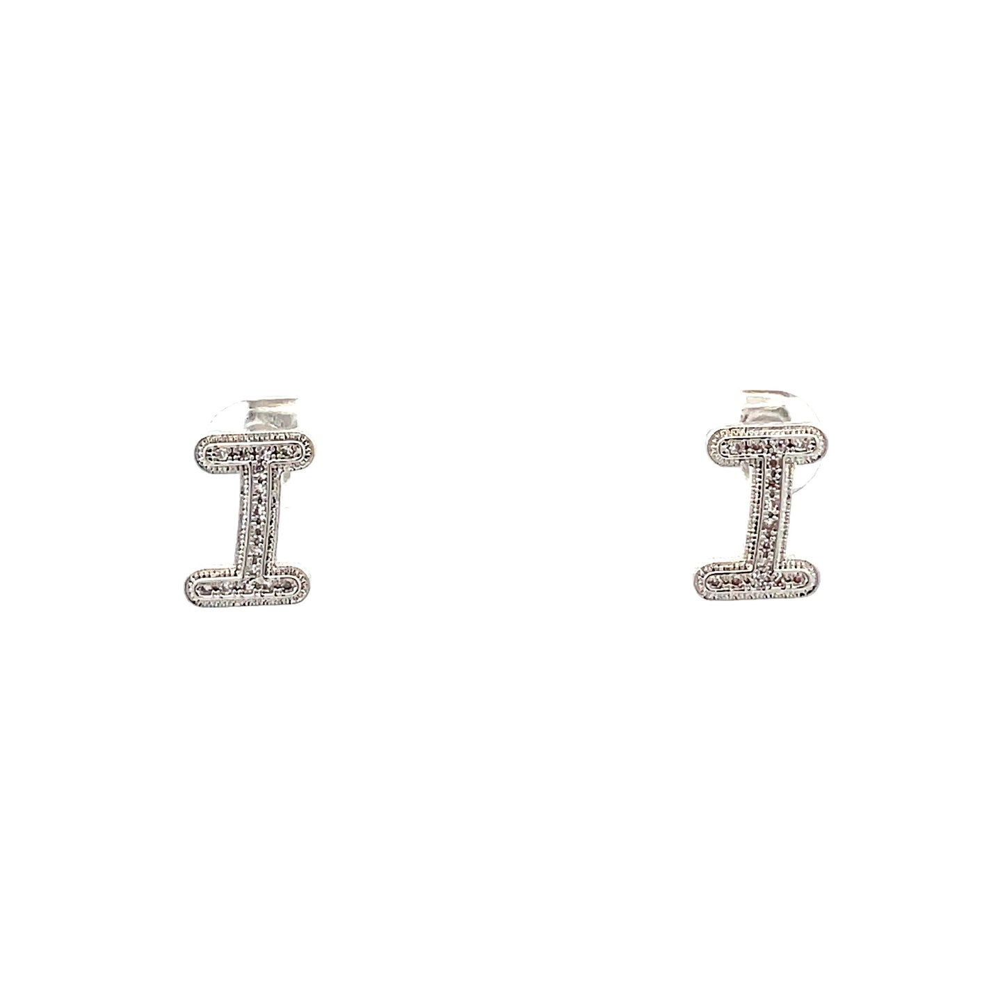 Venus Initial Earrings - I