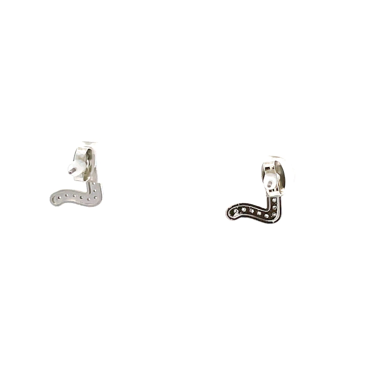 Venus Initial Earrings - L