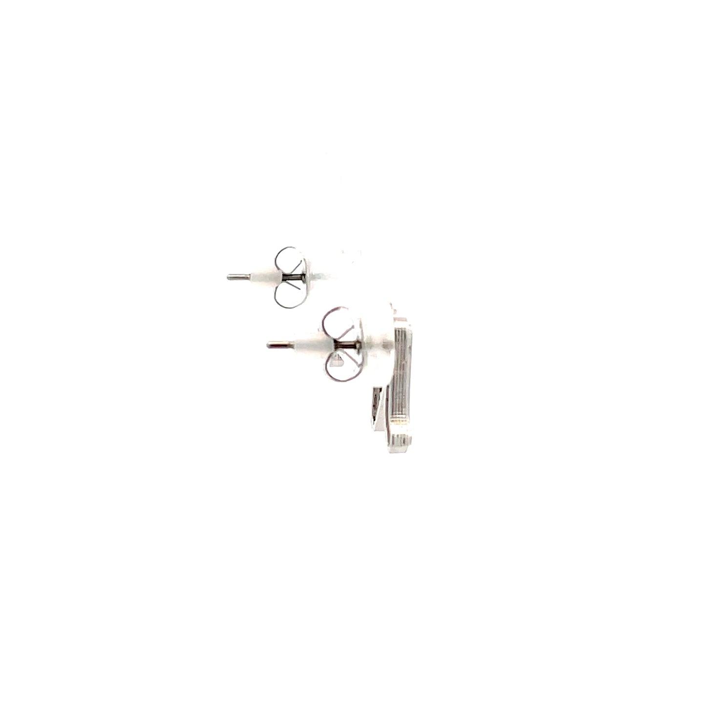 Venus Initial Earrings - N