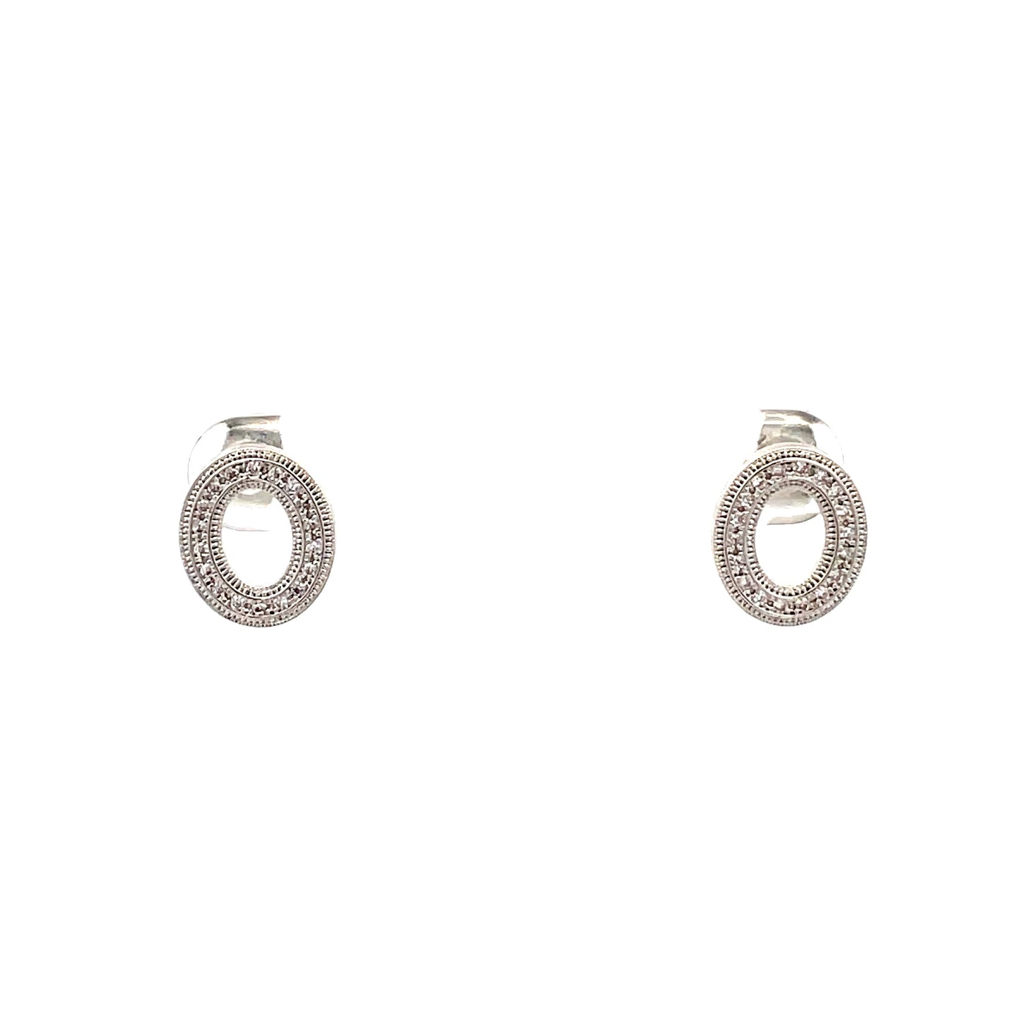 Venus Initial Earrings - O