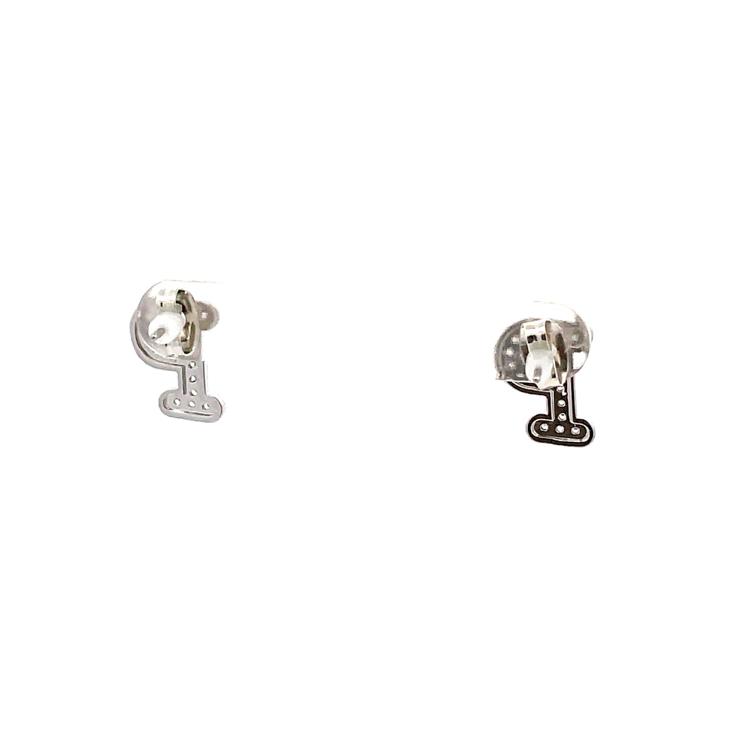 Venus Initial Earrings - P