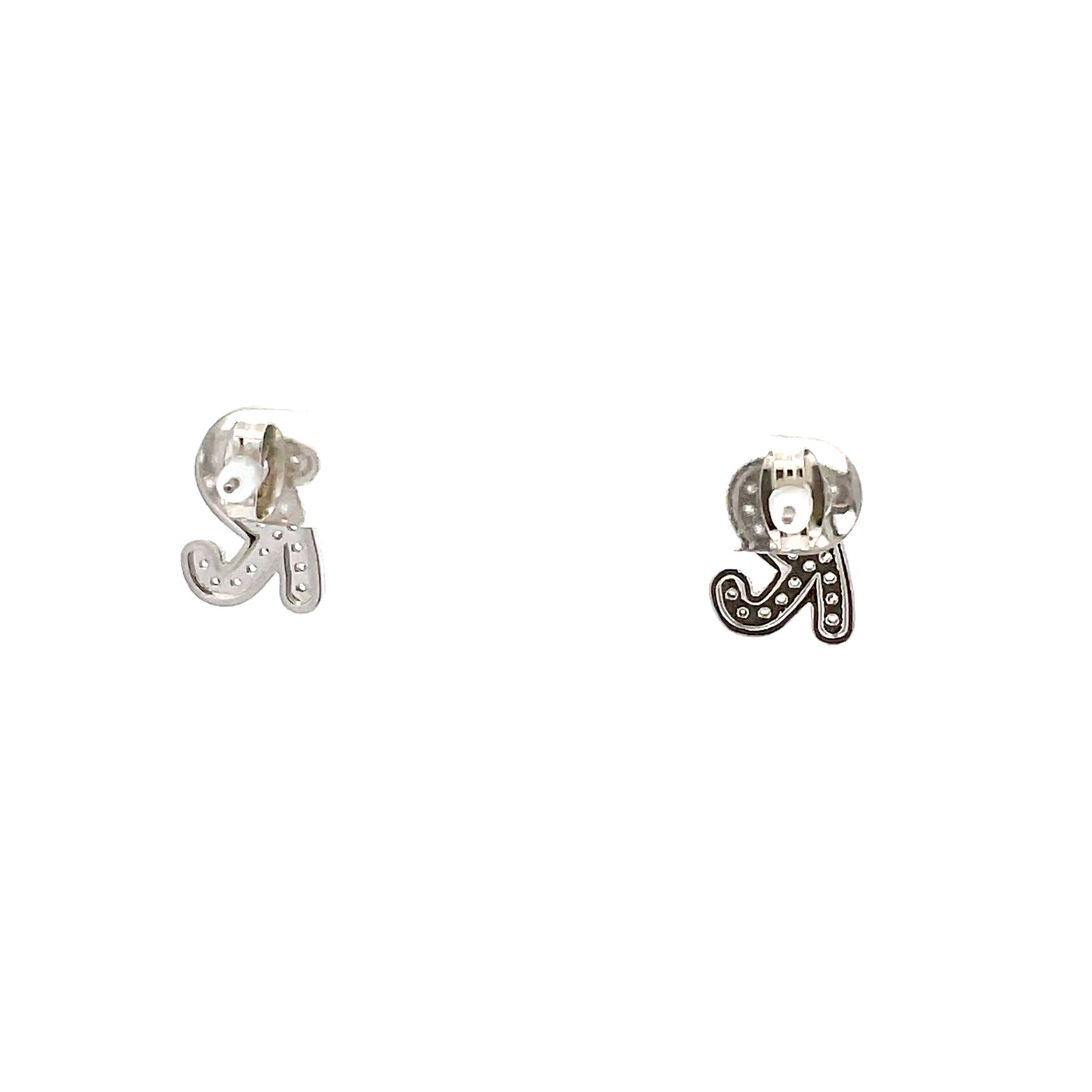 Venus Initial Earrings - R