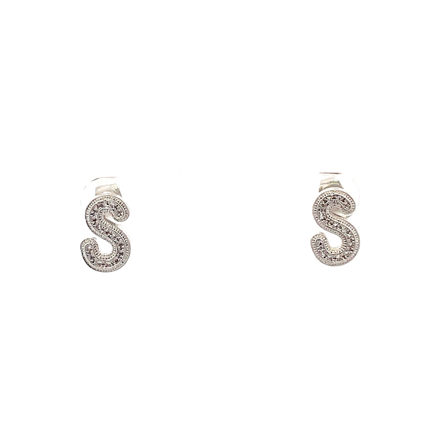 Venus Initial Earrings - S