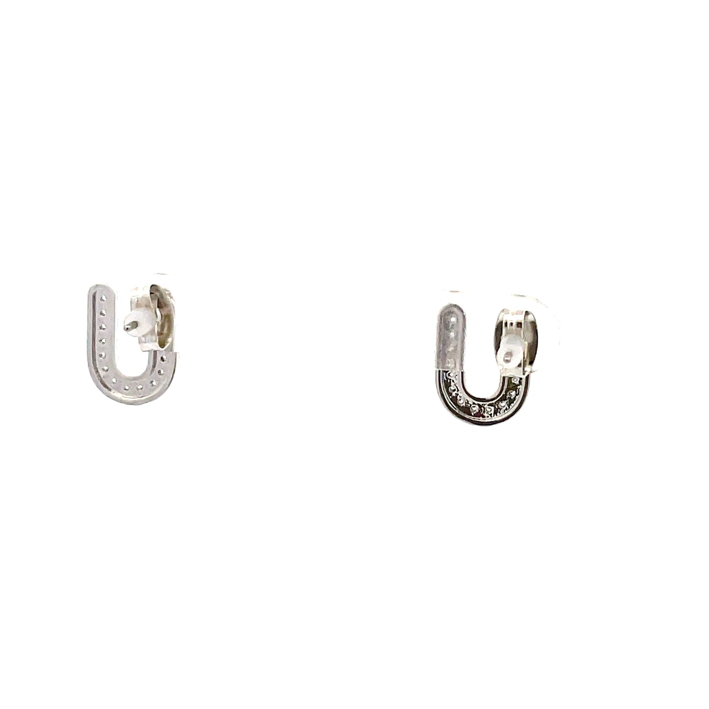 Venus Initial Earrings - U