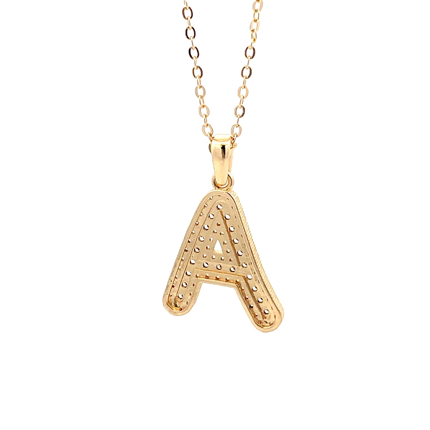 Venus Initial Necklace - A