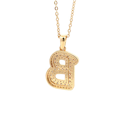 Venus Initial Necklace - B