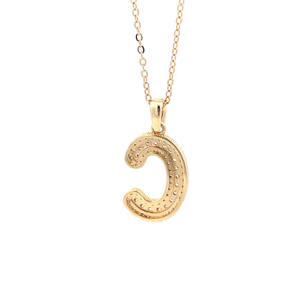 Venus Initial Necklace - C