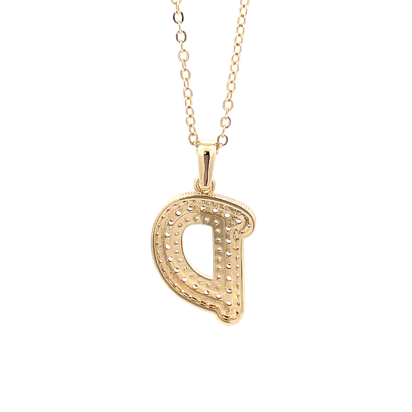 Venus Initial Necklace - D