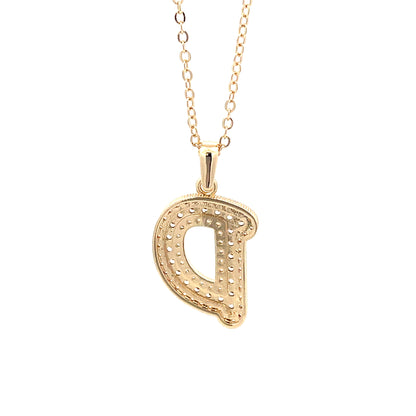 Venus Initial Necklace - D