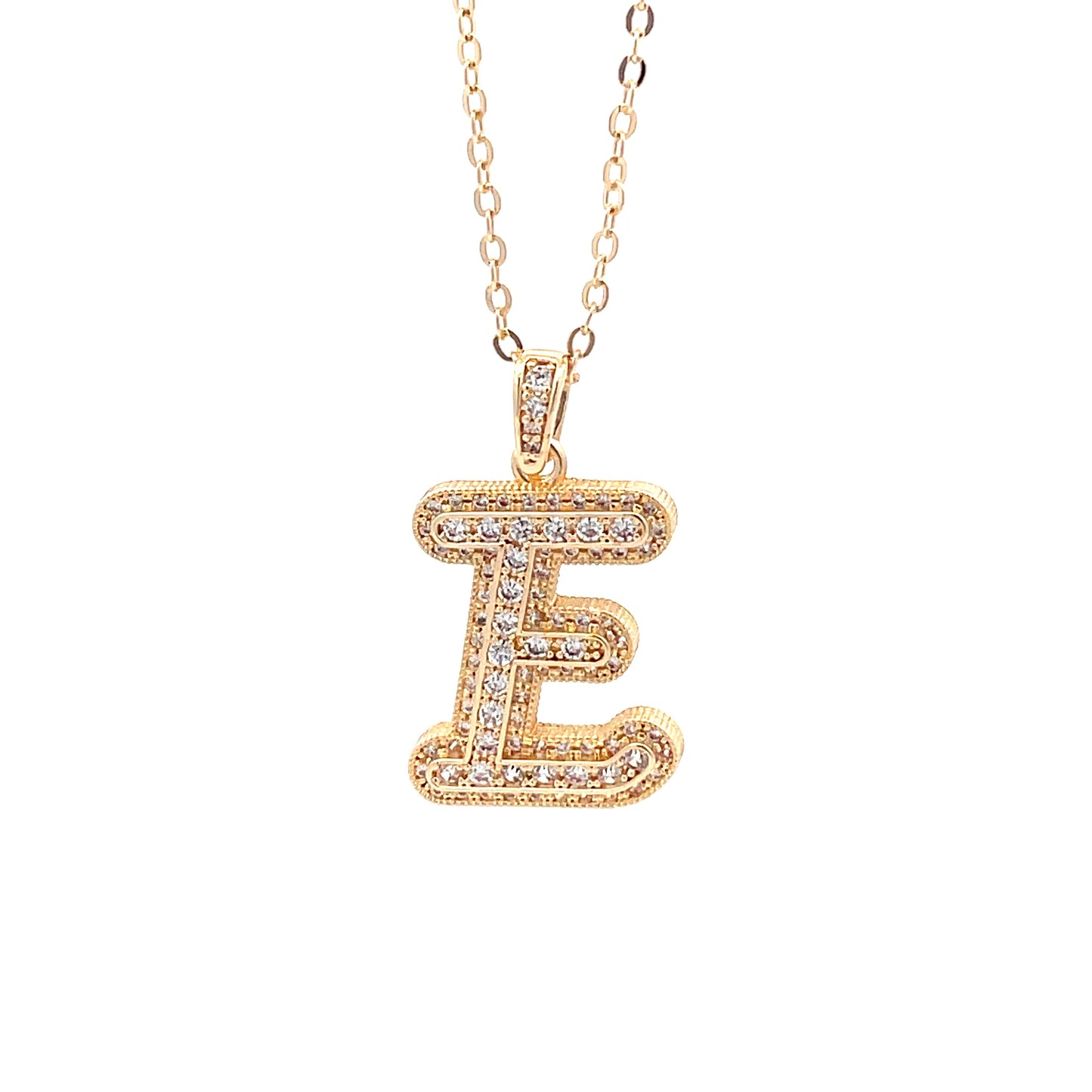 Venus Initial Necklace - E