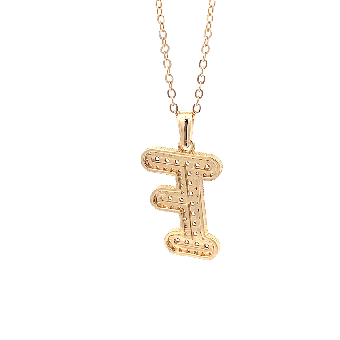 Venus Initial Necklace - F