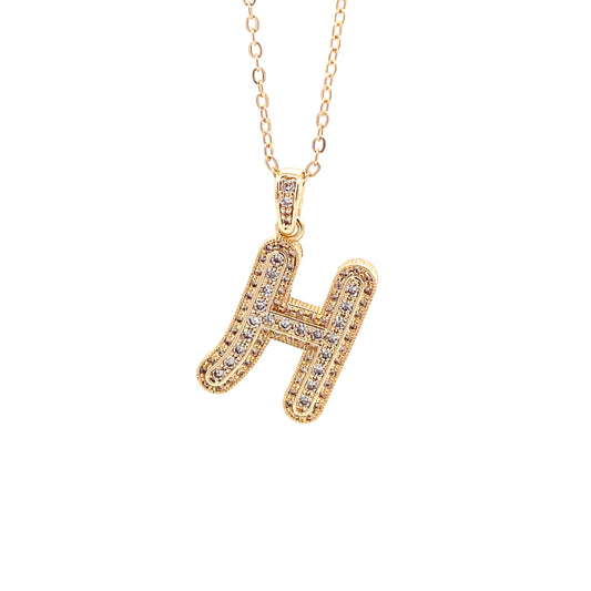 Venus Initial Necklace - H