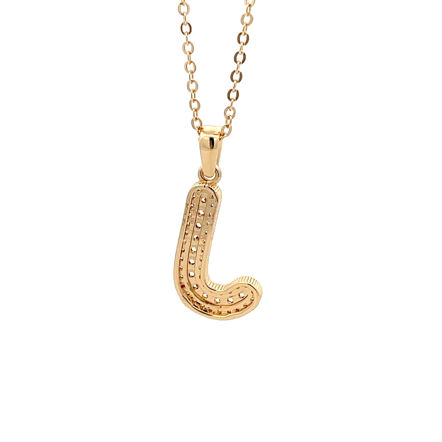 Venus Initial Necklace - J