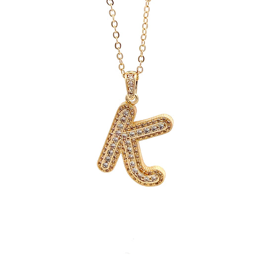 Venus Initial Necklace - K