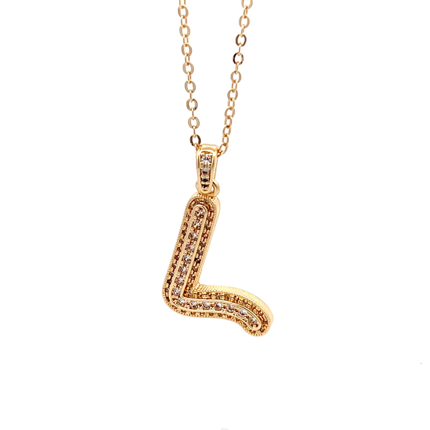 Venus Initial Necklace - L