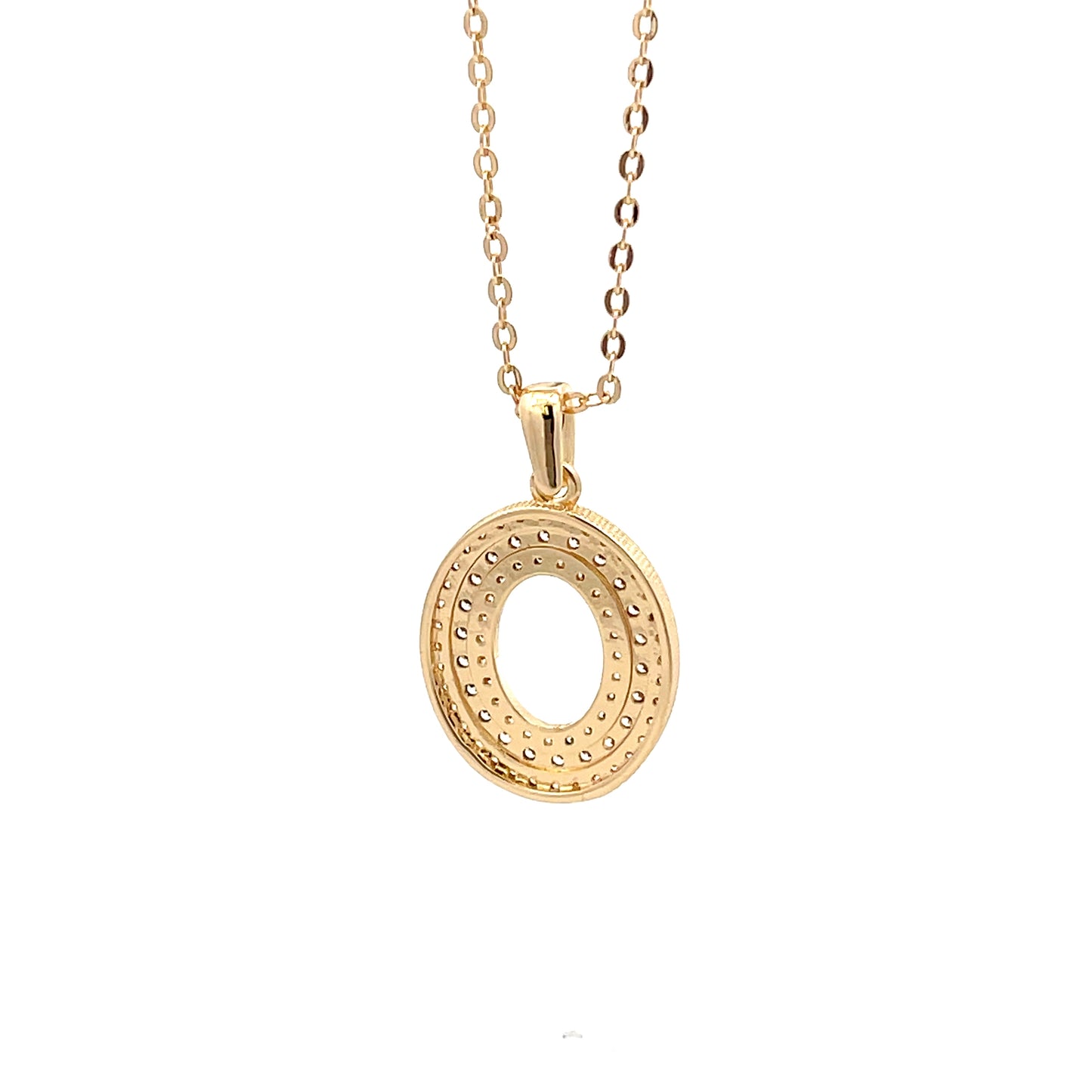 Venus Initial Necklace - O