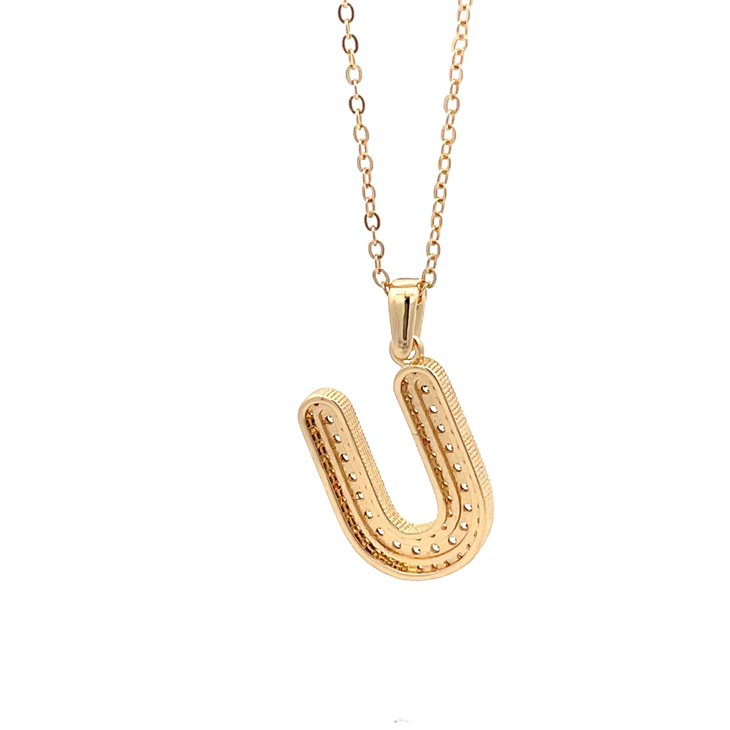 Venus Initial Necklace - U